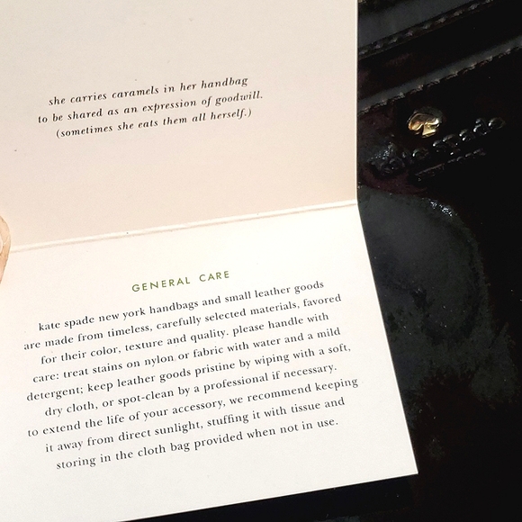 Kate Spade Black Patent Leather Purse - Picture 7 of 14